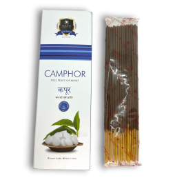 Alaukik Kamfer rökelse - Kamfer - Stort paket 90gr - 55-65 pinnar - Tillverkad i Indien
