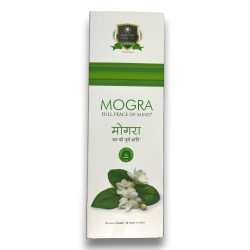 Alaukik Mogra Incense Large Package 90gr - 55-65 sticks - Made in India - Arabian Jasmine