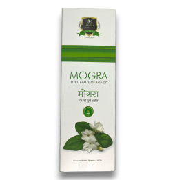 Alaukik Mogra rökelse Stort paket 90gr - 55-65 pinnar - Tillverkad i Indien - Arabisk jasmin