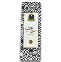 Alaukik Black and Gold Incense Large Pack 90gr - 55-65 sticks - Made in India