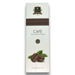 Alaukik Café Incense - Cafea - Pachet mare 90gr - 55-65 bețe - Fabricat în India