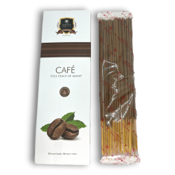 Alaukik Café Incense - Cafea - Pachet mare 90gr - 55-65 bețe - Fabricat în India