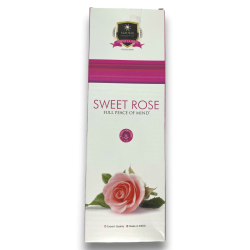 Alaukik Sweet Rose intsentsu - Sweet Rose - Pakete handia 90gr - 55-65 makilak - Indian egina