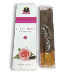 Incenso Alaukik Sweet Rose - Sweet Rose - Confezione grande 90gr - 55-65 bastoncini - Prodotto in India