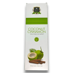 Alaukik Coconut Cinnamon Incense - Kokosnuss-Zimt - Großpackung 90gr - 55-65 Stäbchen - Made in India