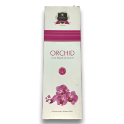 Alaukik Incenso Orchidea - Orchidea - Confezione Grande 90gr - 55-65 bastoncini - Prodotto in India