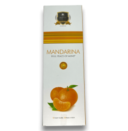 Alaukik Mandarijn Mandarijn wierook - Mandarijn - Grootverpakking 90gr - 55-65 stokjes - Made in India