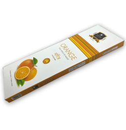 Alaukik Orange Incense - Orange - Large Pack 90gr - 55-65 sticks - Made in India