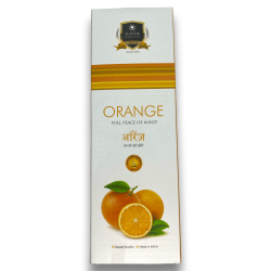 Alaukik Incense Orange - Orange - Large Pack 90gr - 55-65 sticks - Made in India