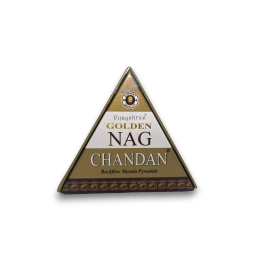 GOLDEN NAG Chandan Backflow Cones - Blackflow rökelsekottar - 10 kottar