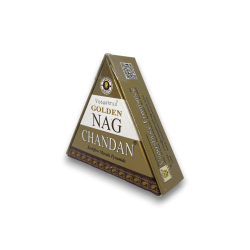 GOLDEN NAG Chandan Reflux Cones - Blackflow Incense Cones - 10 cones