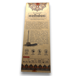 Incienso Rope Nag Champa Madhubarani Sri Sugandhi - Incienso Rope con Soporte - Calidad Premium