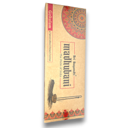 Corda de Incenso Gokulam Madhubani Sri Sugandhi Rosa - Corda de Incenso com Suporte - Qualidade Premium