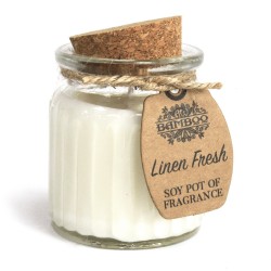 Soy Wax Candle Jar - Fresh Clothes