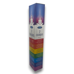 Seven Chakras Incense ULLAS 7 Chakras - 5 intsentsu-makilen 7 pakete