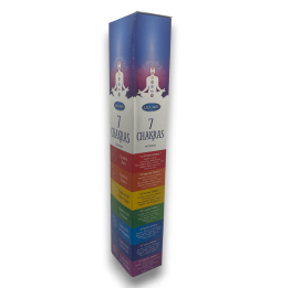 Seven Chakras Incense ULLAS 7 Chakras - 7 packages of 5 incense sticks