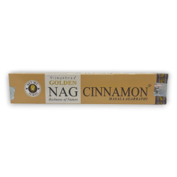 Cinnamon Incense GOLDEN NAG Vijayshree Fragrance - 1 Pack of 15gr.