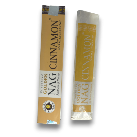 Incienso Canela GOLDEN NAG Vijayshree Fragance - 1 Cajetilla de 15gr.