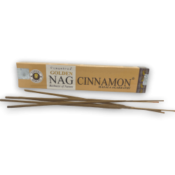 Cinnamon Incense GOLDEN NAG Vijayshree Fragrance - 1 Pack of 15gr.