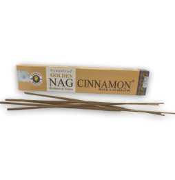GOLDEN NAG Vijayshree Fragrance Cinnamon Incense - 1 Box of 15gr.
