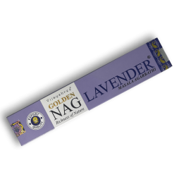 Incienso Lavanda GOLDEN NAG Lavander Vijayshree Fragance - 1 Cajetilla de 15gr.