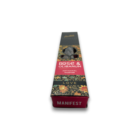 Encens Rosa i Olíban Amor Manifest Sree Vani Love Rose & Olibanum - Encens Artesanal - 4 barretes gruixudes qualitat Extra