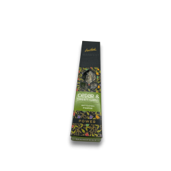 Cedar Incense and Sweet Grass Energy Manifest Sree Vani Power Cedar & Sweet-Grass - Handmade Incense - 4 thick sticks