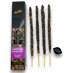 Lavendel und Rosmarin Success Incense Manifest Sree Vani Lavander & Rosemary Success – Artisan Incense – 4 Stäbchen