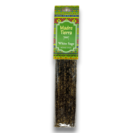 MOTHER EARTH Amogh White Sage بخور المريمية البيضاء العضوية الطبيعية - عبوة واحدة مكونة من 8 أعواد