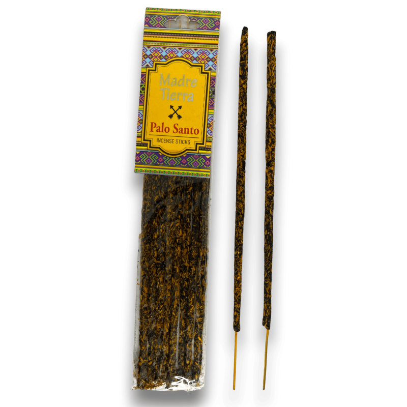 MÃE TERRA Amogh Natural Orgânico Palo Santo Incenso - 1 pacote de 8 palitos-MÃE TERRA AMOGH CO INCENSOS-HOSTENATURA