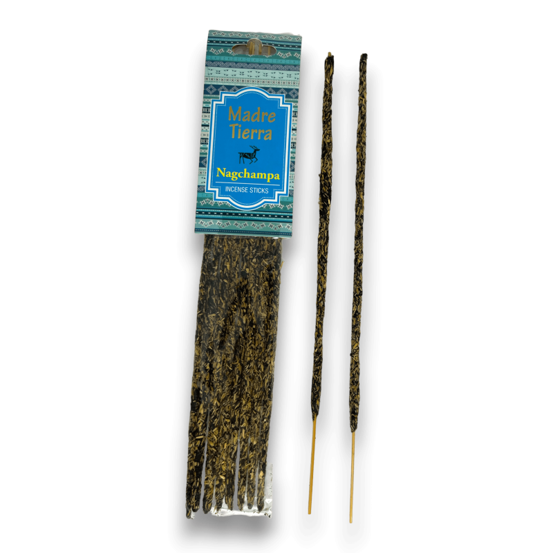 Natural Organic Nagchampa Incense MOTHER EARTH Amogh - 1 Pack of 8 bars-MOTHER EARTH INCENSES AMOGH CO-HOSTENATURA