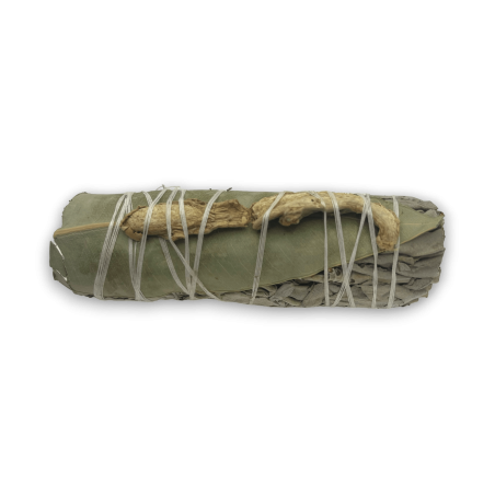 Pachet de salvie albă, eucalipt și ghimbir, fabricat în Mexic - pachet de iarbă 10 cm