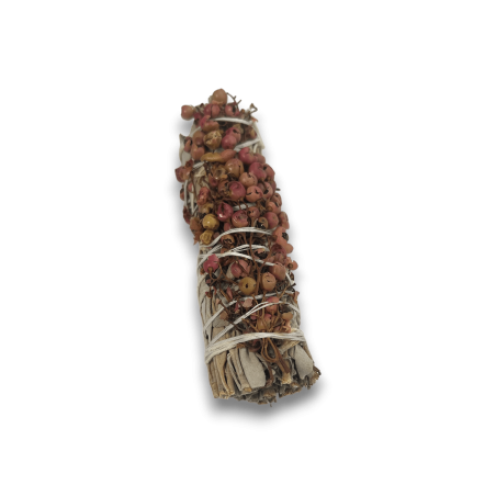 Pacote de Mancha de Semente de Sálvia Branca e Pirul Feito no México - Pacote de Grama 10cm