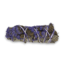 Fascio di salvia viola smudge prodotto in Messico - Fascio di erbe 10 cm