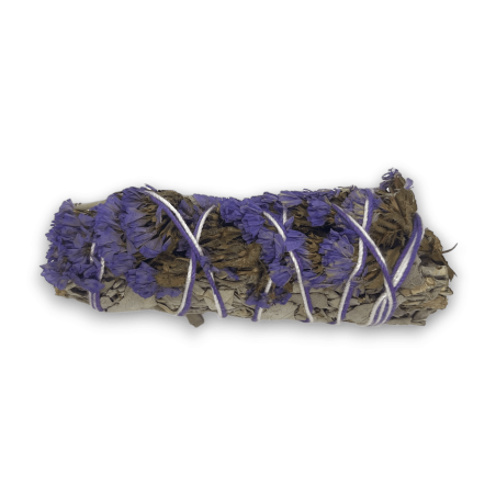 Atado de Salvia Púrpura Smudge Made in México - Atado de Hierba 10cm