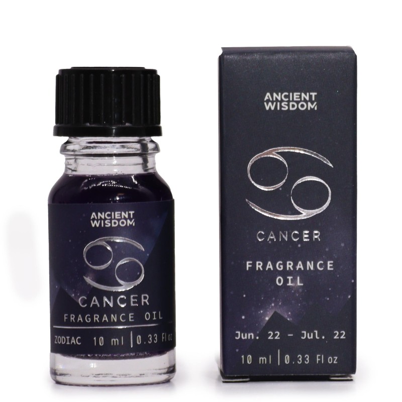 Huile Parfumée Cancer du Zodiaque Élément Eau - 10ml Ancient Wisdom-HUILES PARFUMÉES ZODIAQUE-HOSTENATURA