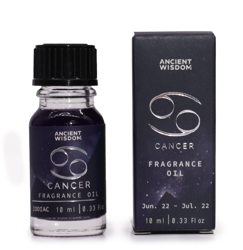 Óleo de fragrância do elemento água do câncer do zodíaco - 10ml de Ancient Wisdom