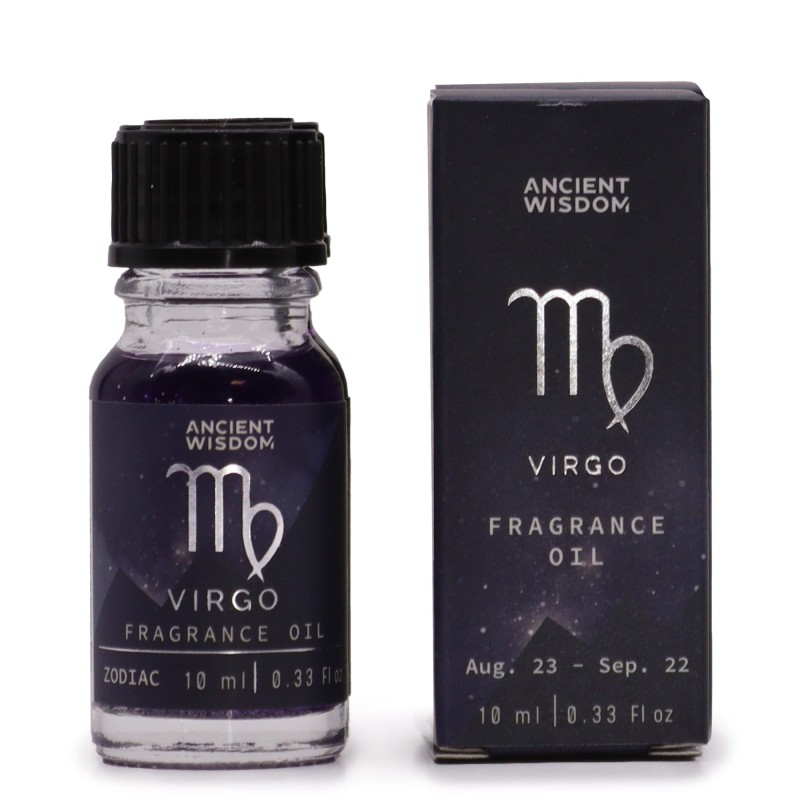 Zodiac Virgo Huile parfumée élément Terre - 10ml Ancient Wisdom-HUILES PARFUMÉES ZODIAQUE-HOSTENATURA