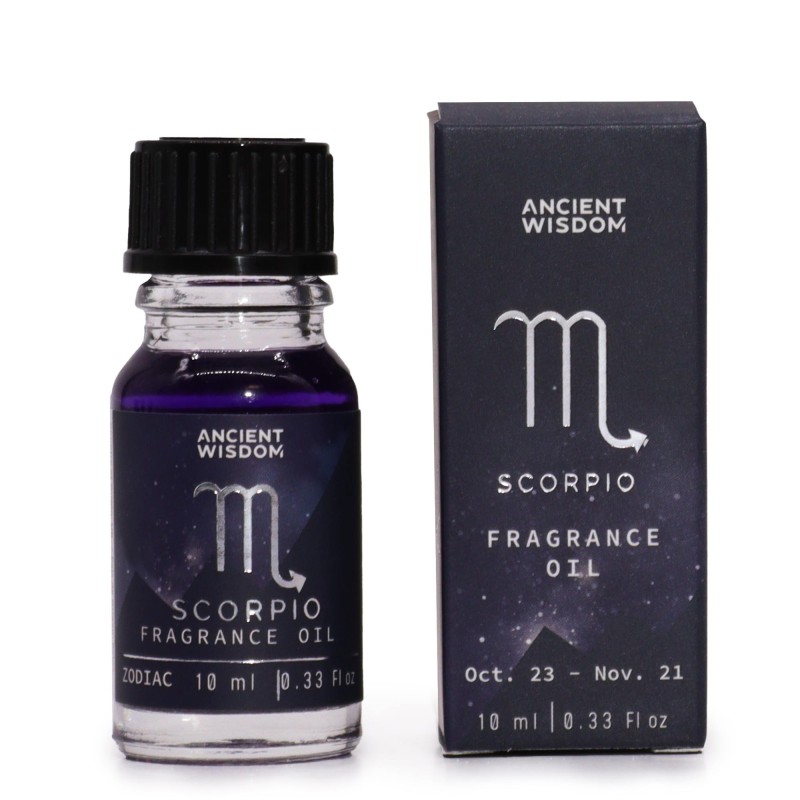 Aceite perfumado Zodiac Scorpio Elemento de auga - 10 ml Ancient Wisdom-ACEITES FRAGRANTES ZODIAC-HOSTENATURA