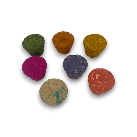 Kit Siete Chakras AROMA 7 Chakras - Barritas de Incienso y 7 bombitas defumación activada Eco Artesanal
