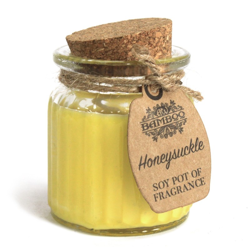 Soy Wax Candle Jar - Honeysuckle-SOY WAX CANDLES-HOSTENATURA