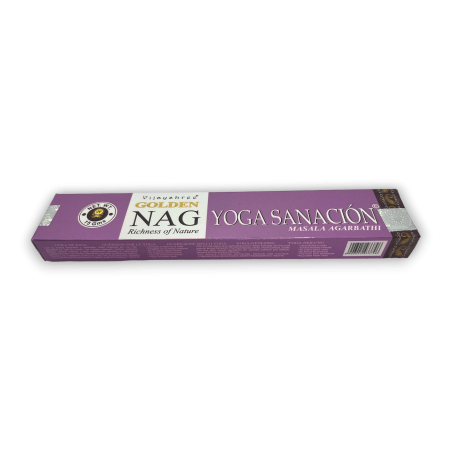 Incienso Yoga Sanación GOLDEN NAG Yoga Healing Vijayshree Fragance - 1 Cajetilla de 15gr.