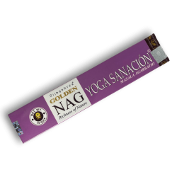 Incienso curativo de yoga GOLDEN NAG Fragancia Vijayshree curativo de ioga - 1 caixa de 15 gr.