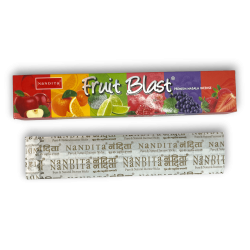 Nandita Fruit Blast Räucherstäbchen Räucherstäbchen Räucherstäbchen - Premium Masala Räucherstäbchen 1 Packung à 15gr.