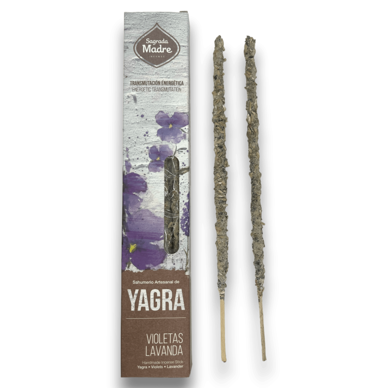 Tamaie Yagra Violete Lavanda Mama Sacra Handmade Sahumerio-SAGRADA MADRE YAGRA LINE-HOSTENATURA