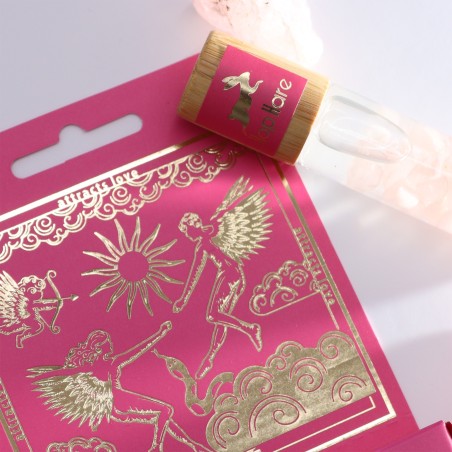Roll On Hop Hare de Tarot Los Amantes Cuarzo Rosa - Aceites Esenciales