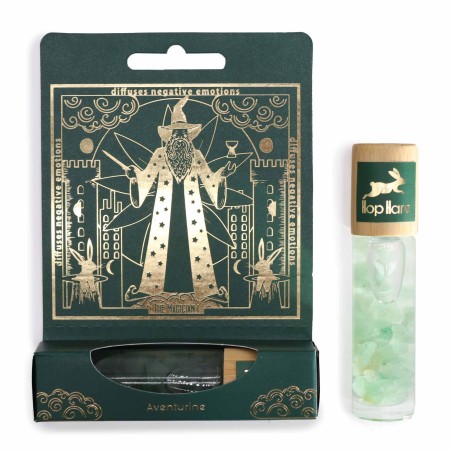 Roll On Hop Hare de Tarot El Mago Aventurina Verde - Aceites Esenciales