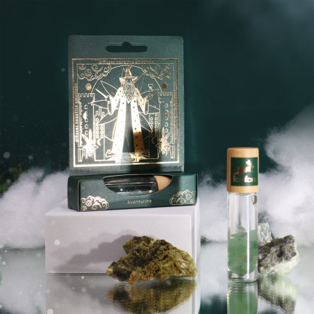Roll On Hop Hare de Tarot El Mago Aventurina Verde - Aceites Esenciales