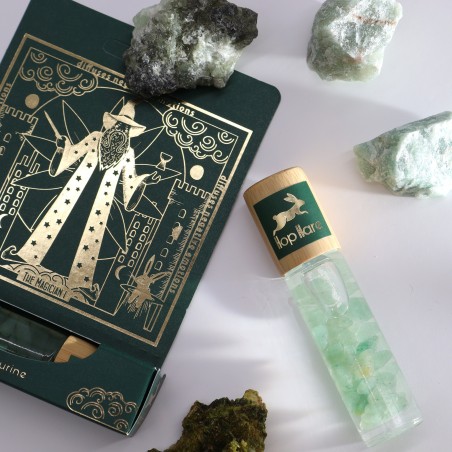 Roll On Hop Hare de Tarot El Mago Aventurina Verde - Aceites Esenciales