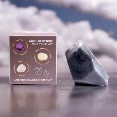 Jabón Elemental de Cristal Elemento Aire - Jabón con Mineral en el Interior